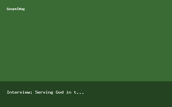 Interview: Serving God in the Marketplace